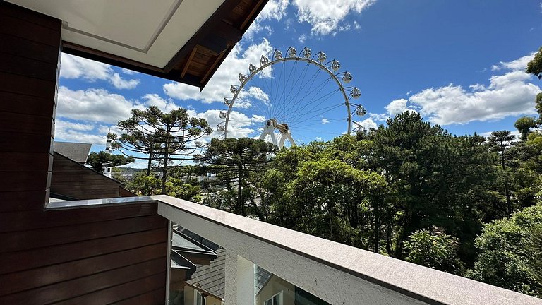 Ao lado da roda gigante, apt de alto padrao