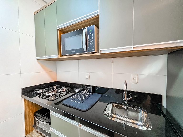 Descanso na serra, apto acolhedor perto do centro