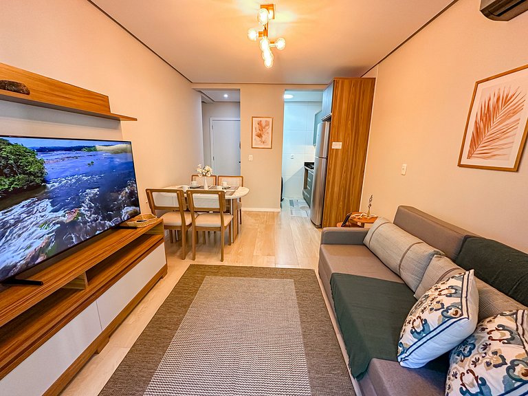 Descanso na serra, apto acolhedor perto do centro