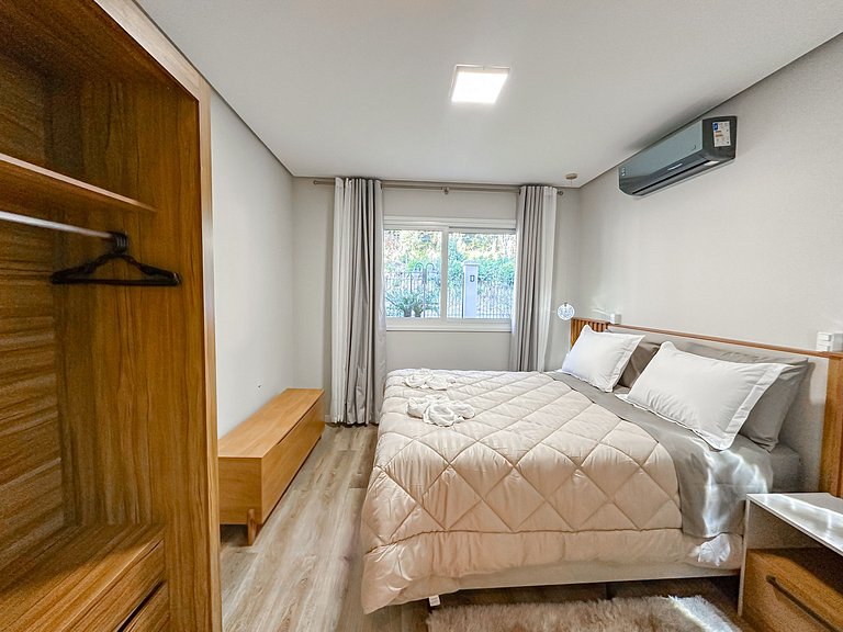 Descanso na serra, apto acolhedor perto do centro