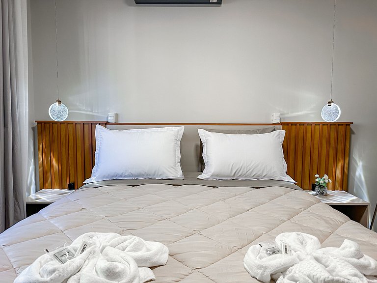 Descanso na serra, apto acolhedor perto do centro