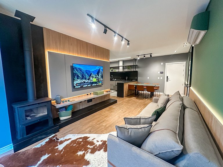 Apt luxo no centro de Gramado