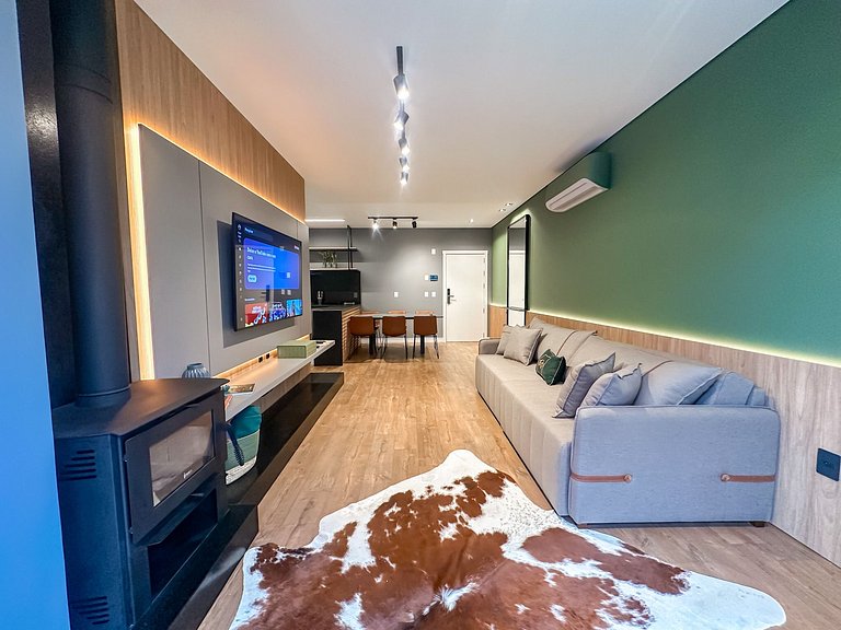 Apt luxo no centro de Gramado