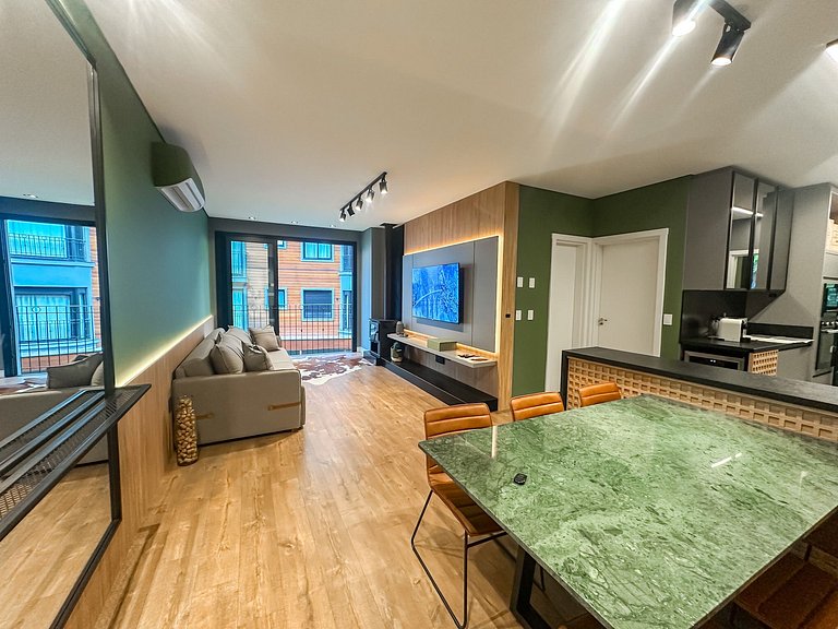 Apt luxo no centro de Gramado