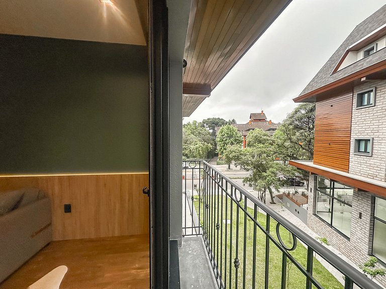 Apt luxo no centro de Gramado