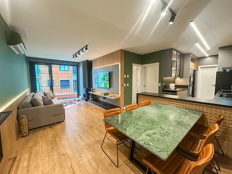 Apt luxo no centro de Gramado