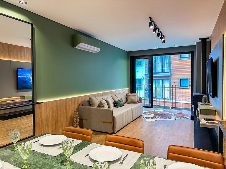 Apt luxo no centro de Gramado