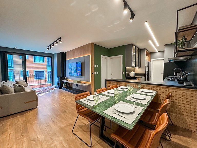 Apt luxo no centro de Gramado