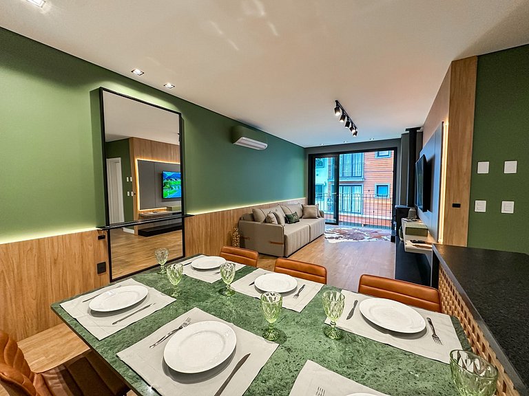 Apt luxo no centro de Gramado