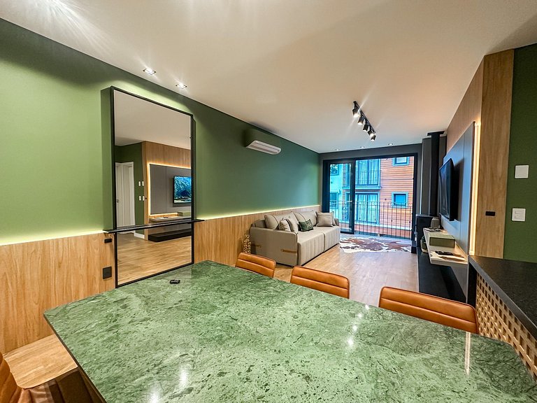 Apt luxo no centro de Gramado