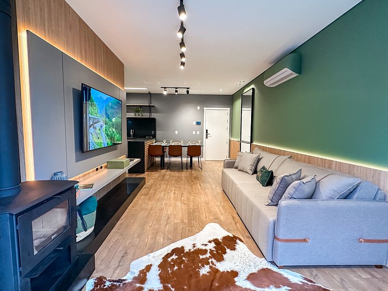 Apt luxo no centro de Gramado