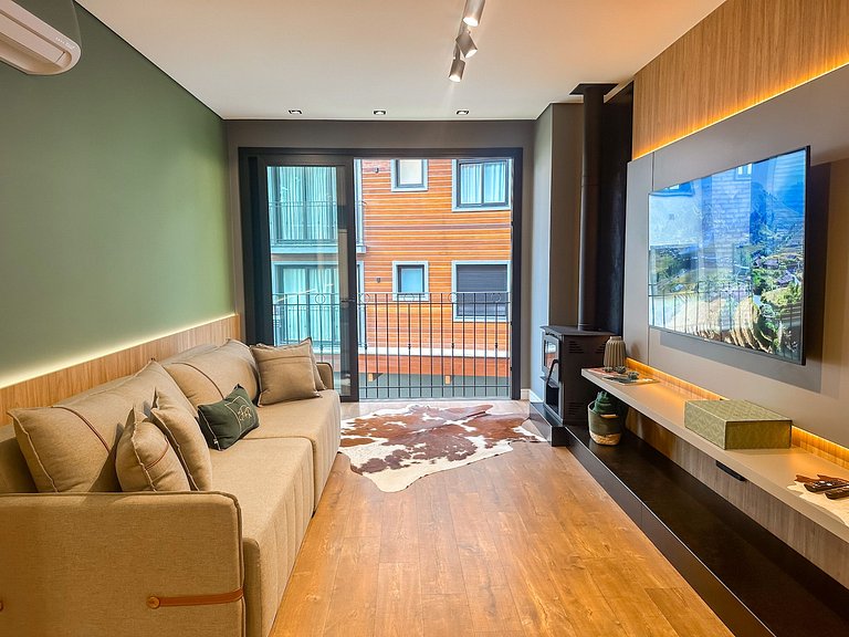 Apt luxo no centro de Gramado