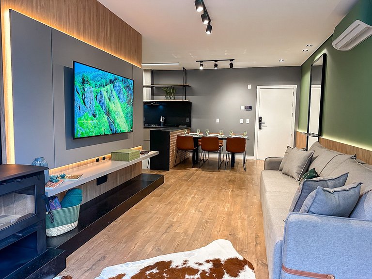 Apt luxo no centro de Gramado