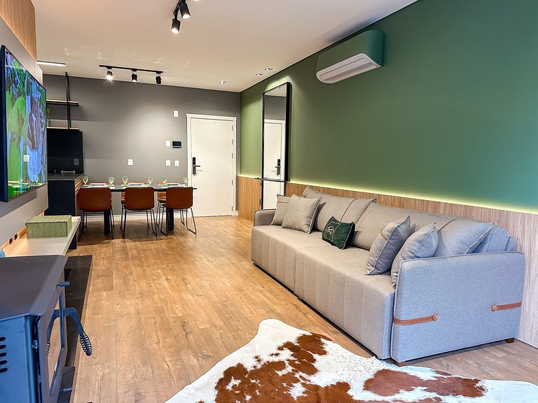 Apt luxo no centro de Gramado