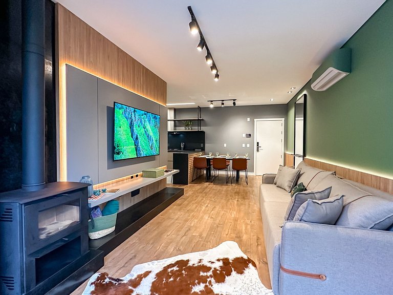 Apt luxo no centro de Gramado