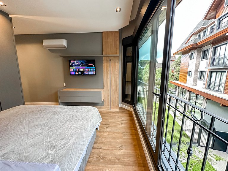 Apt luxo no centro de Gramado