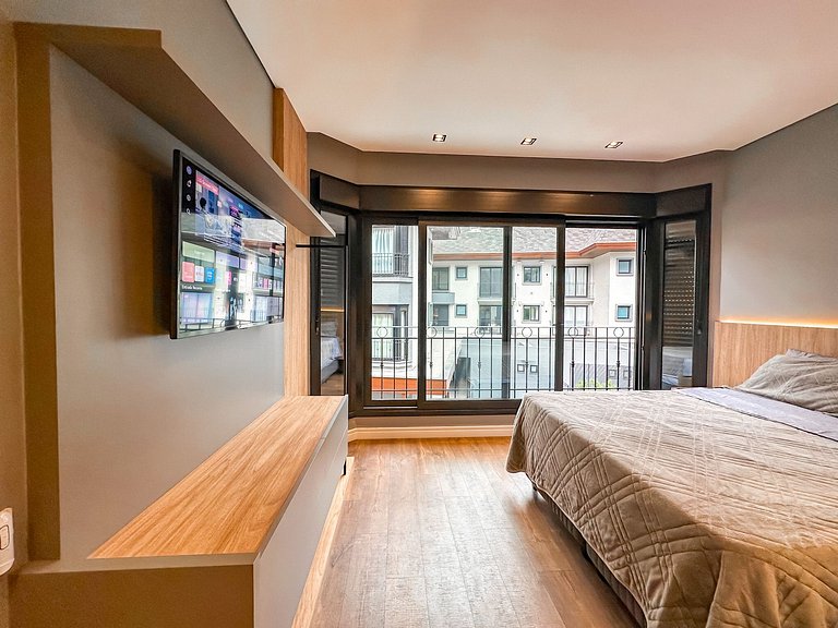 Apt luxo no centro de Gramado