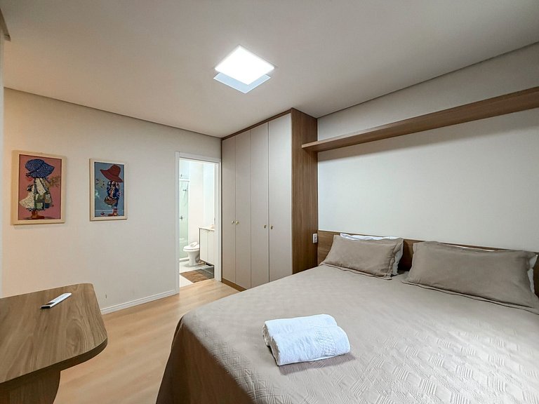 Excelente apto em Gramado, 1km do centro