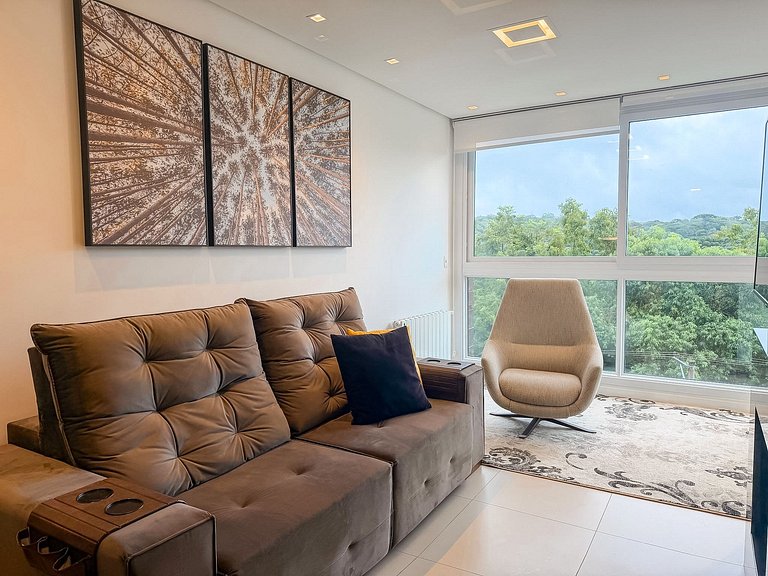 Apt com vista e próximo ao centro