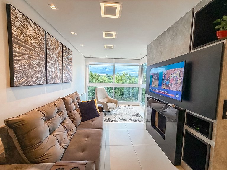 Apt com vista e próximo ao centro