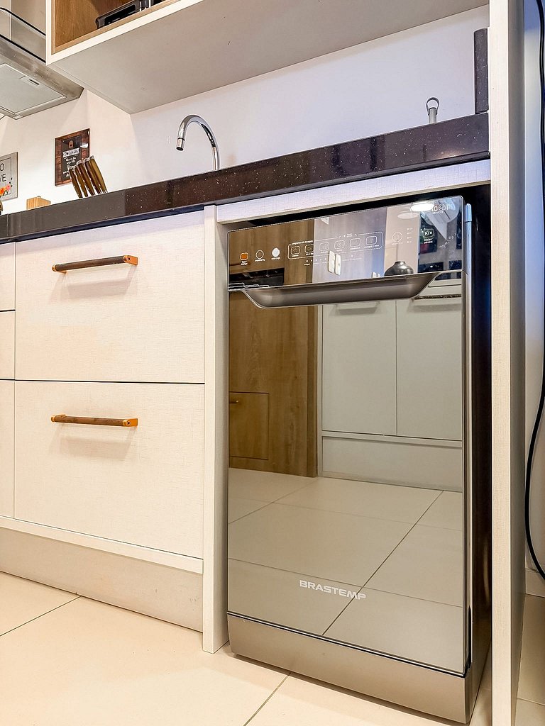 Apt com vista e próximo ao centro