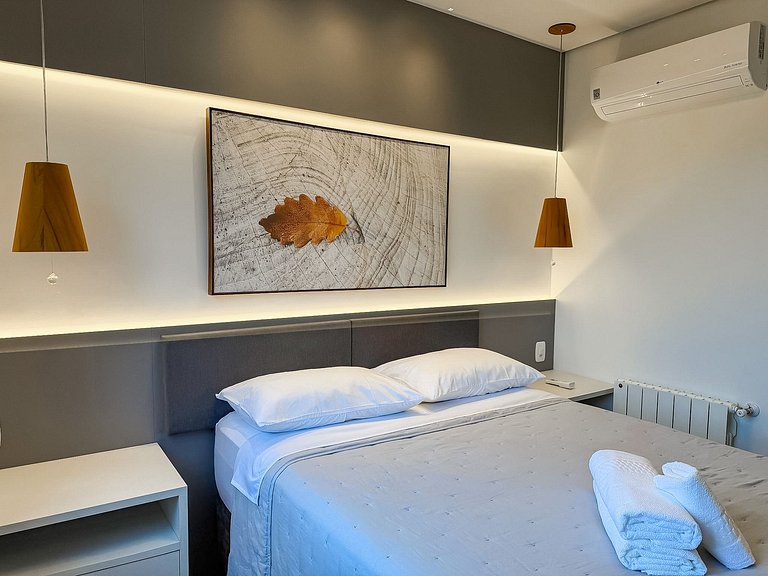 Apt com vista e próximo ao centro