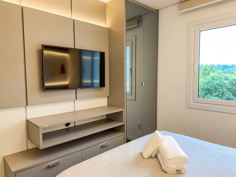 Apt com vista e próximo ao centro