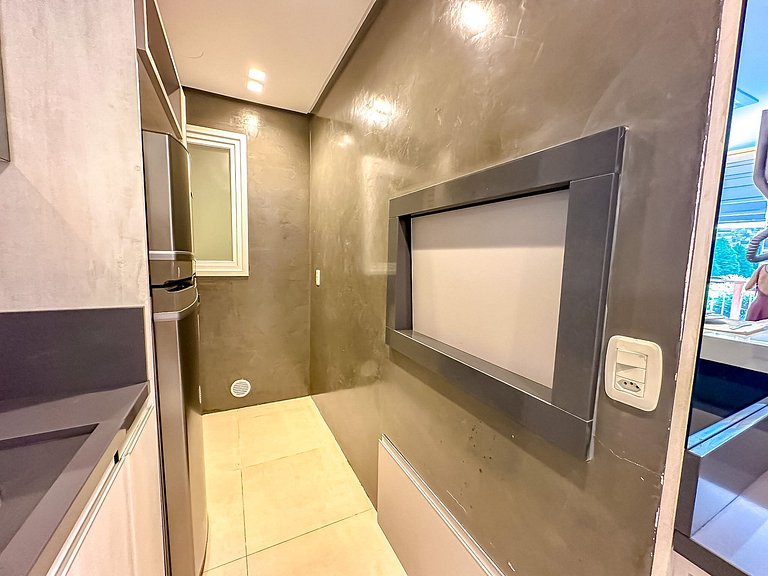 Apto confortável com piscina aquecida e jacuzzi