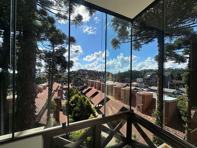 Apto Gramado: a passos da Rua Coberta, Garagem
