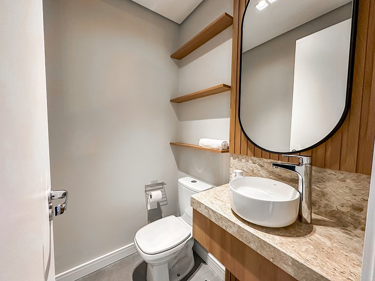 Apartamento a 800 metros da Rua Coberta