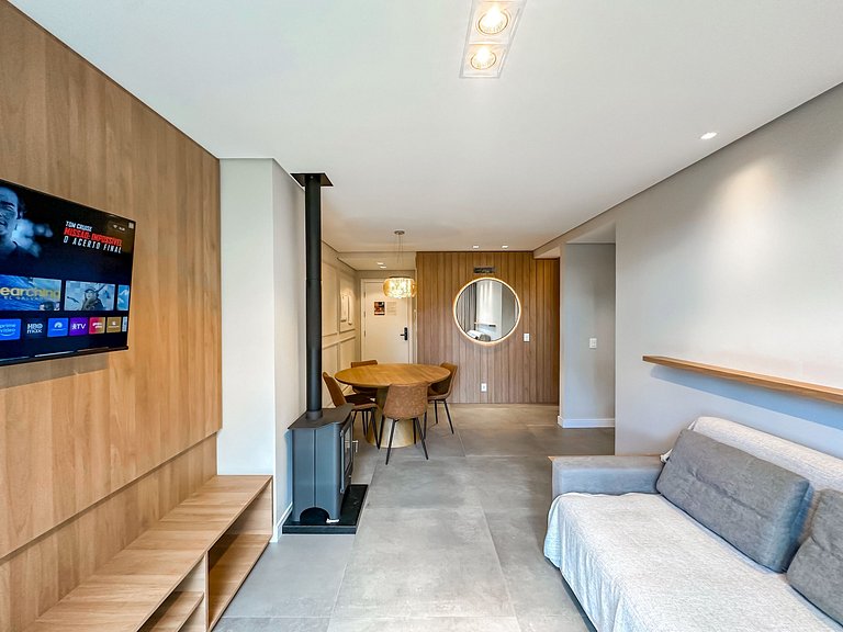 Apartamento a 800 metros da Rua Coberta