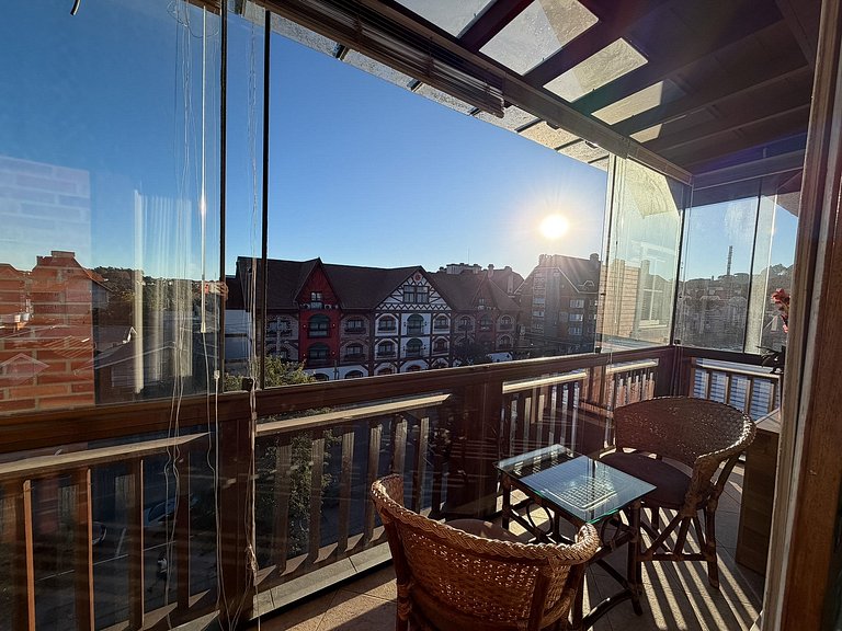 Apto no coração de Gramado 400 metros Rua Coberta