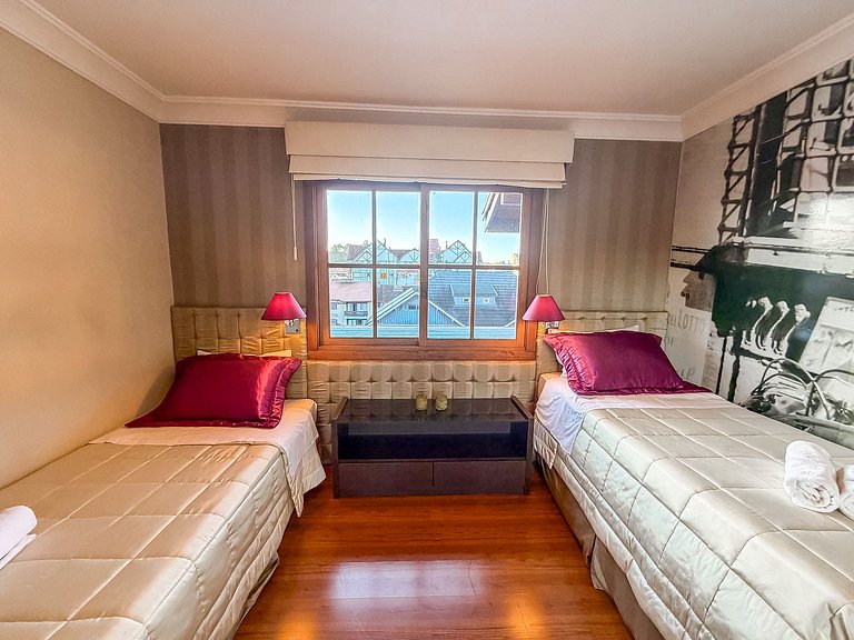 Apto no coração de Gramado 400 metros Rua Coberta