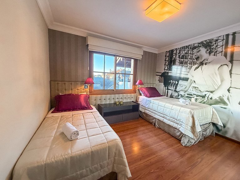 Apto no coração de Gramado 400 metros Rua Coberta