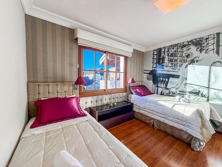 Apto no coração de Gramado 400 metros Rua Coberta