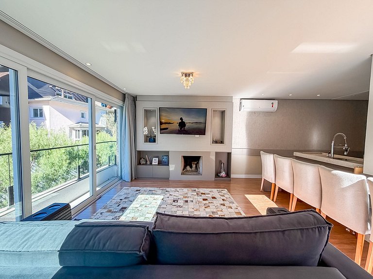 A uma quadra da Rua Coberta, duas suítes