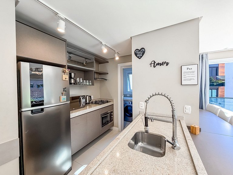 A uma quadra da Rua Coberta, duas suítes