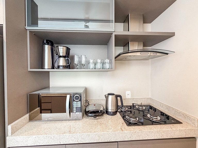 A uma quadra da Rua Coberta, duas suítes