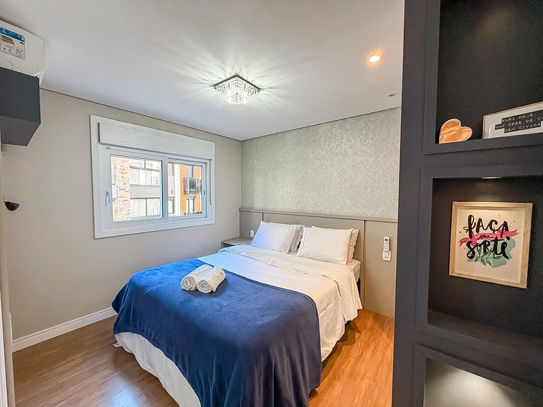 A uma quadra da Rua Coberta, duas suítes