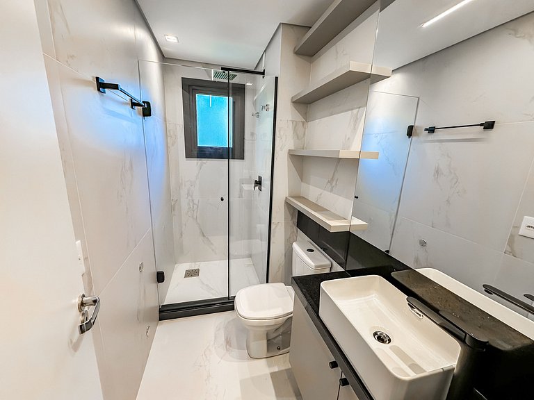 Apartamento novo perto da Rua Coberta