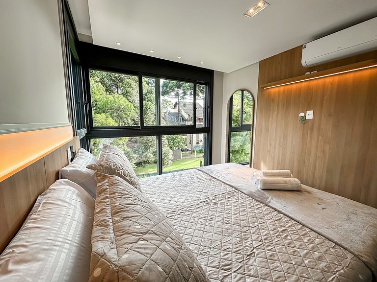 Apartamento novo perto da Rua Coberta