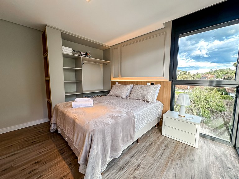Apartamento novo perto da Rua Coberta