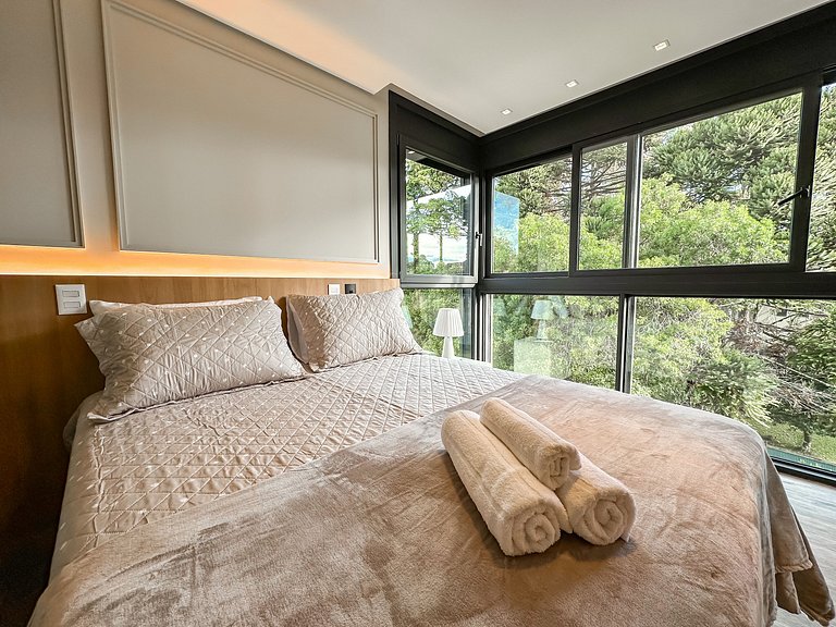 Apartamento novo perto da Rua Coberta