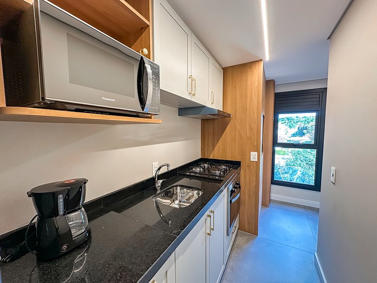 Apartamento novo perto da Rua Coberta