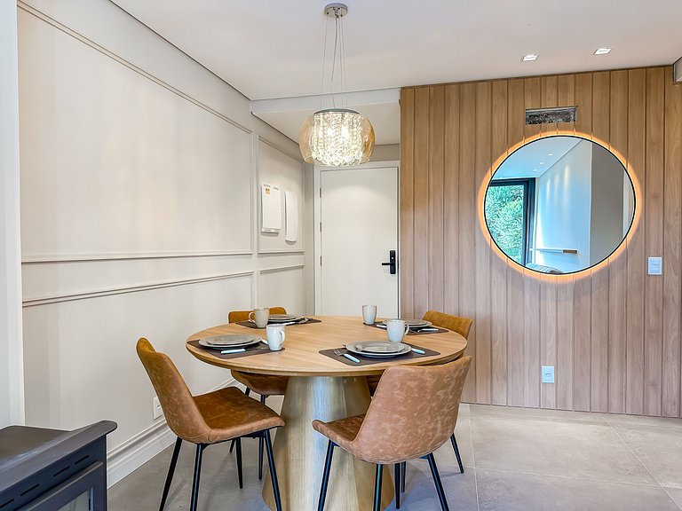 Apartamento novo perto da Rua Coberta