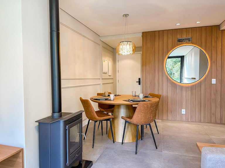 Apartamento novo perto da Rua Coberta