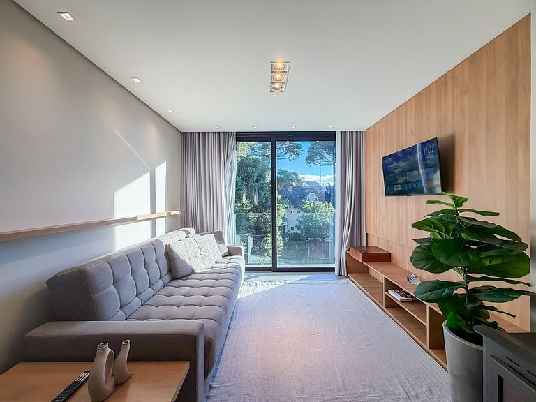 Apartamento novo perto da Rua Coberta