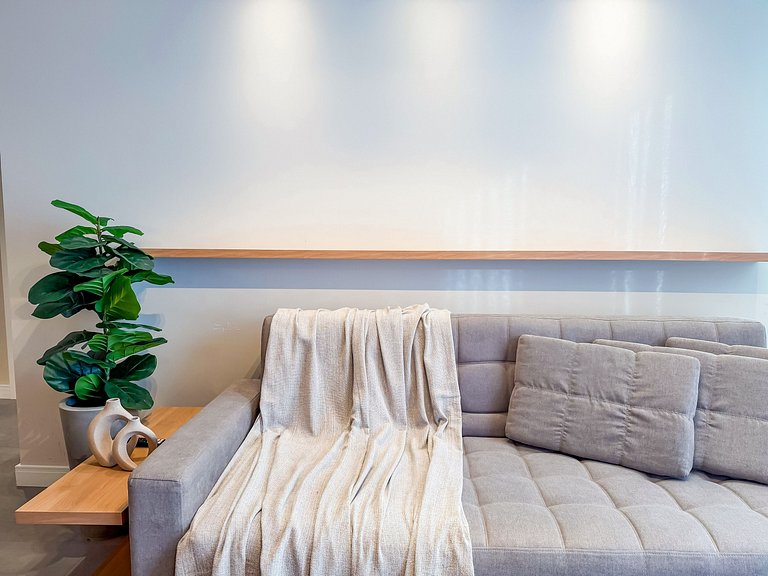Apartamento novo perto da Rua Coberta
