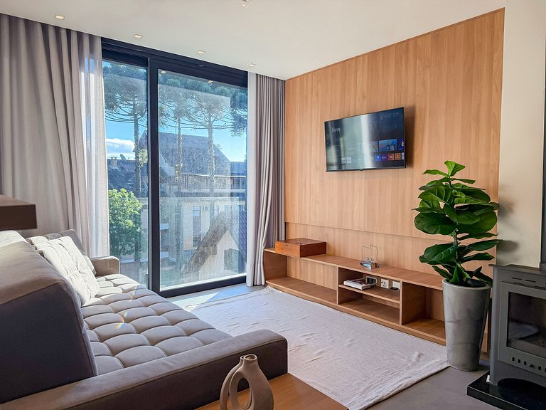 Apartamento novo perto da Rua Coberta