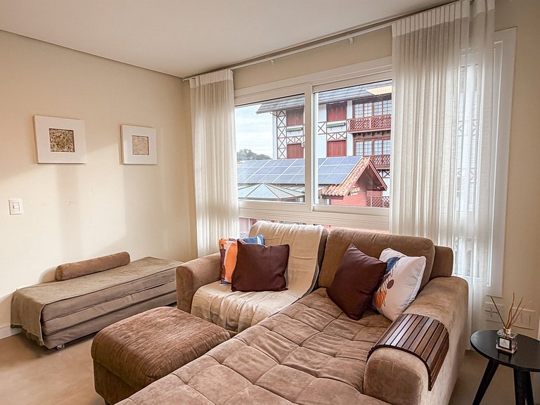 Apartamento a passos da Rua Coberta